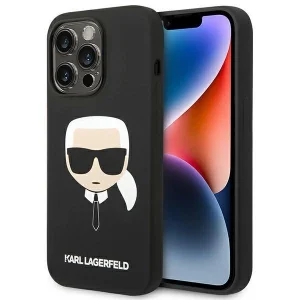 Karl Lagerfeld iPhone 14 Pro Max 6.7 "hardcase black / black Silicone Karl`s Head