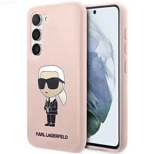 Karl Lagerfeld S23 S911 hardcase pink/pink Silicone Ikonik