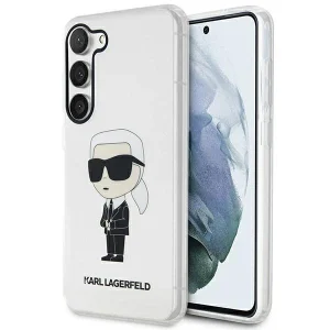 Karl Lagerfeld S23 S911 transparent hardcase Ikonik Karl Lagerfeld