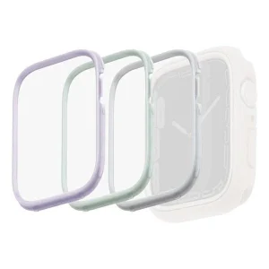 Uniq Frame Case for Moduo 3in1 for Apple Watch 4/5/6/7/8/9/SE/SE2 40/41mm Sage-Lilac-White/Sage-Lilac-White