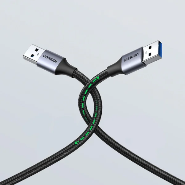 Ugreen cable USB cable - USB 3.0 5Gb/s 1m gray (US373)