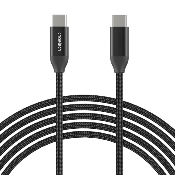 Choetech XCC-1035 USB-C - USB-C PD cable 240W 480Mb/s 1m - black