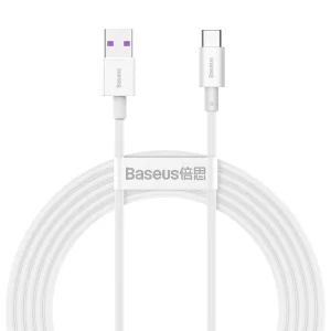 Baseus Superior cable USB – USB TypeC 66 W 6A 2 m White