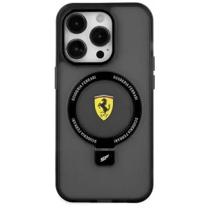 Ferrari Ring Stand 2023 Collection MagSafe Case for iPhone 15 Plus / 14 Plus – Black