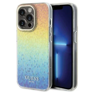 Guess IML Faceted Mirror Disco Iridescent case for iPhone 15 Pro – multicolored