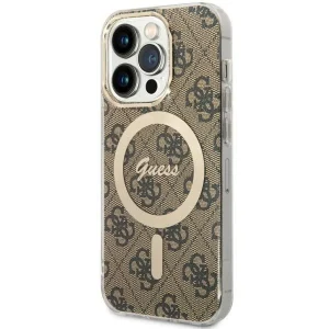 Guess iPhone 14 Pro 6.1″ brown/brown hardcase 4G MagSafe