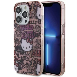 Hello Kitty IML Tags Graffiti case for iPhone 14 Pro Max – pink