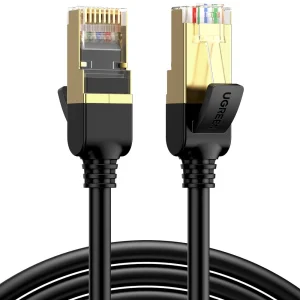 Network cable Ugreen NW107 RJ45/Cat 7 STP 15m – black