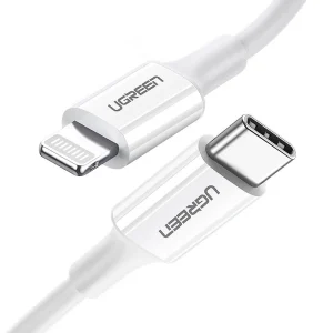 Ugreen cable MFi USB Type C – Lightning 3A cable 0.5 m white