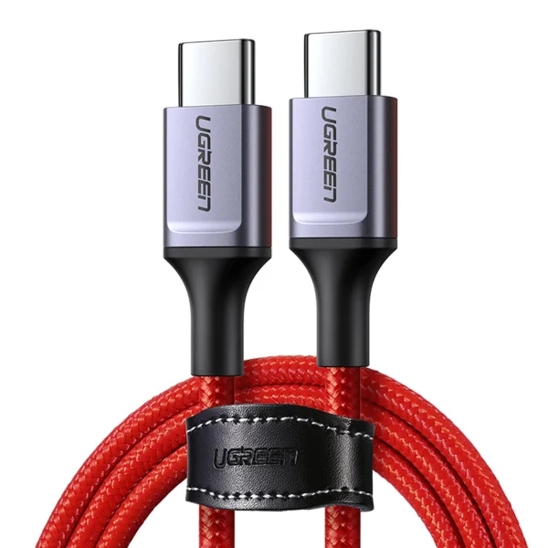 Ugreen US294 USB-C 2.0 / USB-C 2.0 3A cable – red