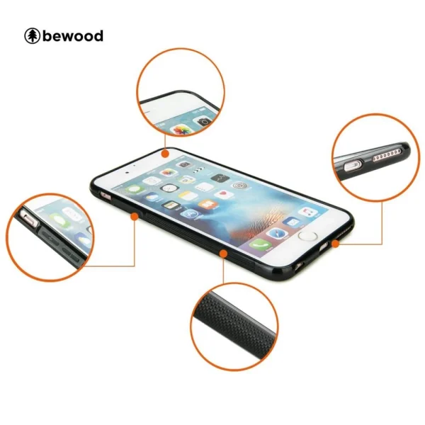 Wooden case for iPhone 13 Bewood Traveler Merbau