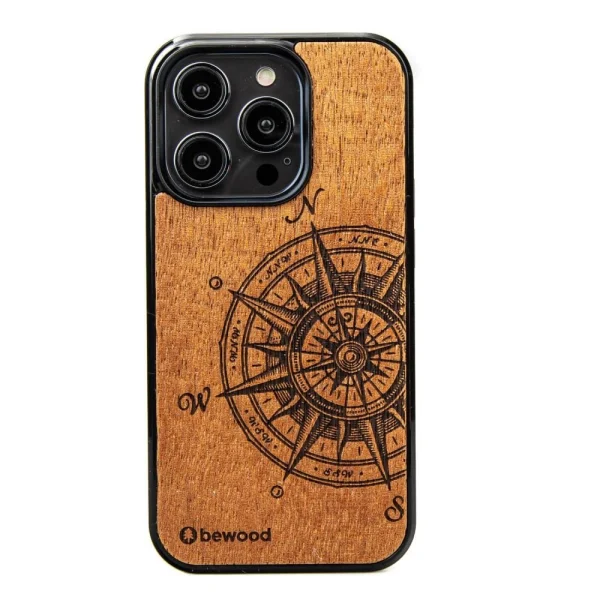 Wooden case for iPhone 14 Pro Bewood Traveler Merbau