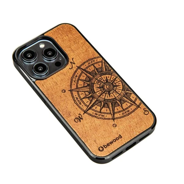 Wooden case for iPhone 14 Pro Bewood Traveler Merbau