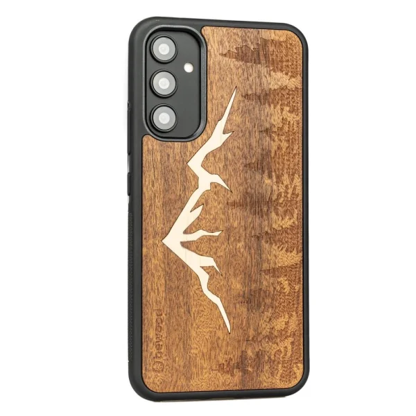 Wooden case for Samsung Galaxy A54 5G Bewood Mountains Imbuia