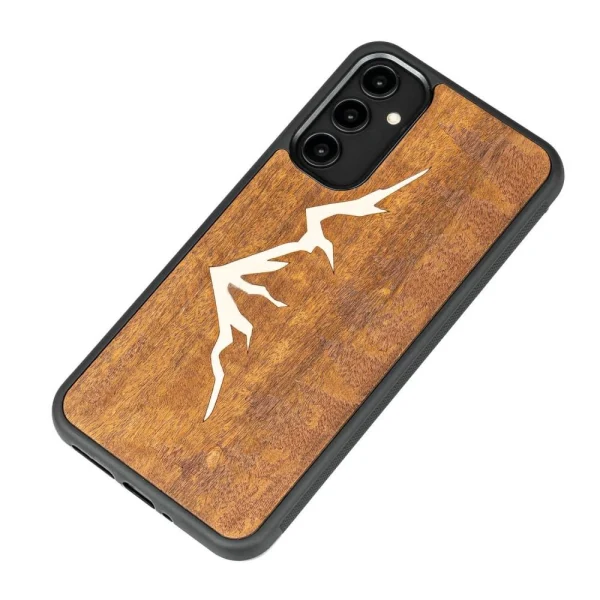 Wooden case for Samsung Galaxy A54 5G Bewood Mountains Imbuia