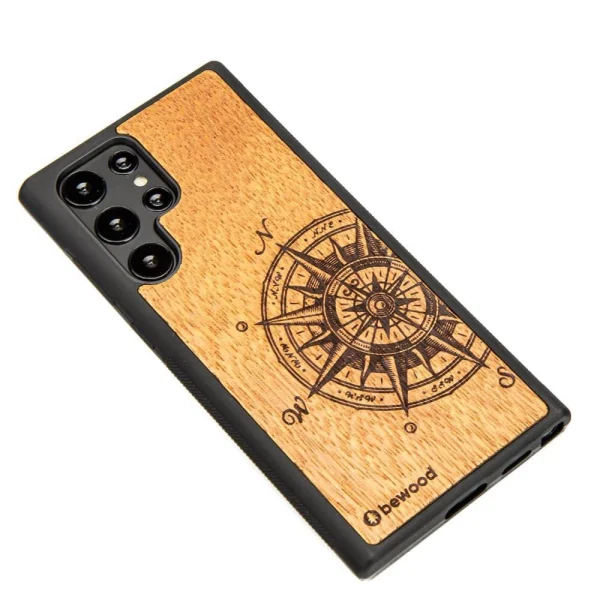 Wooden case for Samsung Galaxy S22 Ultra Bewood Traveler Merbau