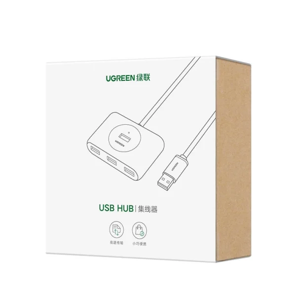 Ugreen multifunctional USB HUB Type c - 4 x USB 3.0 1m white (CR113)