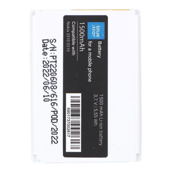 Battery for Nokia 3310/5510 1500 mAh Li-Ion Blue Star