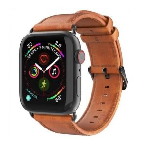 DUX DUCIS YA – genuine leather strap for Apple Watch 42/44/45/49mm brown