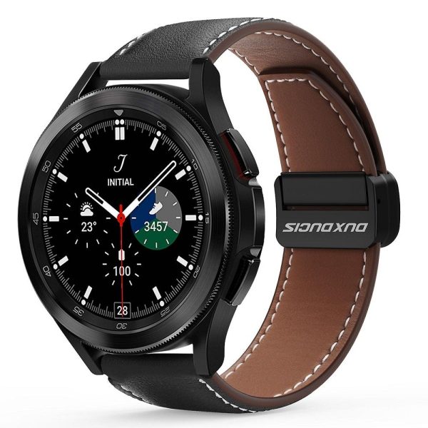 DUX DUCIS YA – genuine leather strap for Samsung Galaxy Watch / Huawei Watch / Honor Watch  black