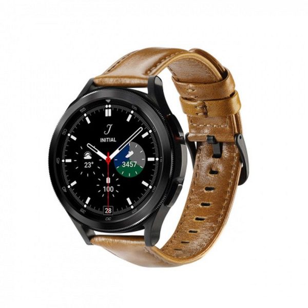 DUX DUCIS YA – genuine leather strap for Samsung Galaxy Watch / Huawei Watch / Honor Watch  brown