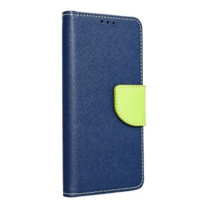 Fancy Book case for SAMSUNG A12 navy/lime