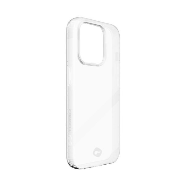 FORCELL F-PROTECT Long Lasting thin case for IPHONE 15 PRO transparent