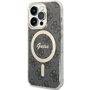 Guess IML 4G MagSafe case for iPhone 15 Pro Max – black