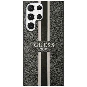 Guess S23 Ultra S918 black/black hardcase 4G Printed Stripe