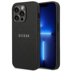 Original faceplate case GUESS GUHCP14LPSASBBK for iPhone 14 PRO