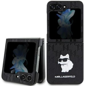 Original faceplate case KARL LAGERFELD KLHCZF5SAPCHNPK for Samsung Z Flip 5