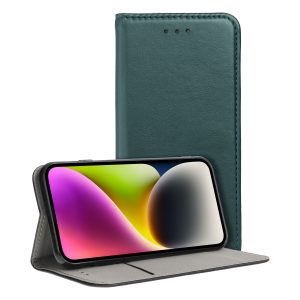 Smart Magneto book case for OPPO A58 dark green