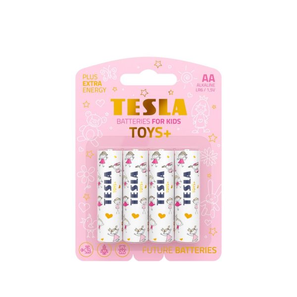 TESLA Alkaline battery AA TOYS+ GIRL[4×120]