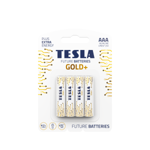 TESLA Alkaline battery AAA GOLD+[4×120]