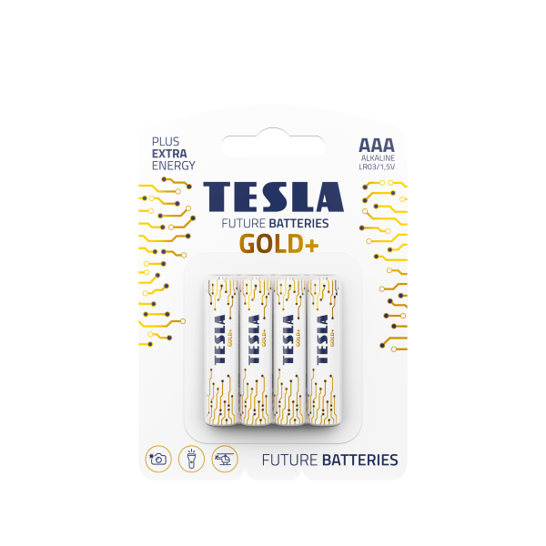 TESLA Alkaline battery AAA GOLD+[4×120]