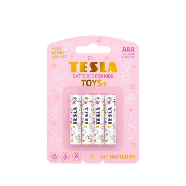 TESLA Alkaline battery AAA TOYS+ GIRL[4×120]