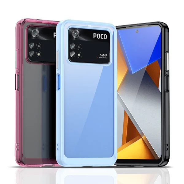 Outer Space Case silicone case for Xiaomi Poco M4 Pro 5G - blue