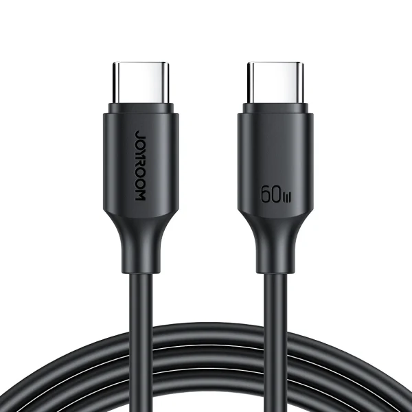 Joyroom Long-Lasting Series A9 USB-C / USB-C PD QC cable 60W 3A 1m - black