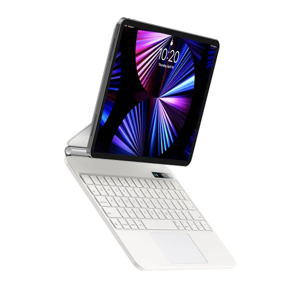 Baseus Brilliance magnetic case wireless keyboard with display iPad 10 10.9" (2022) white