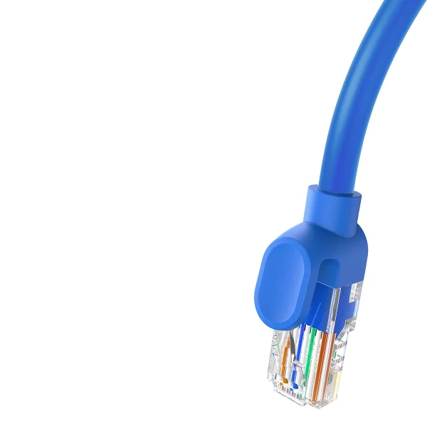 Baseus High Speed ​​Cat 6 RJ-45 1000Mb/s Ethernet cable 5m round - blue