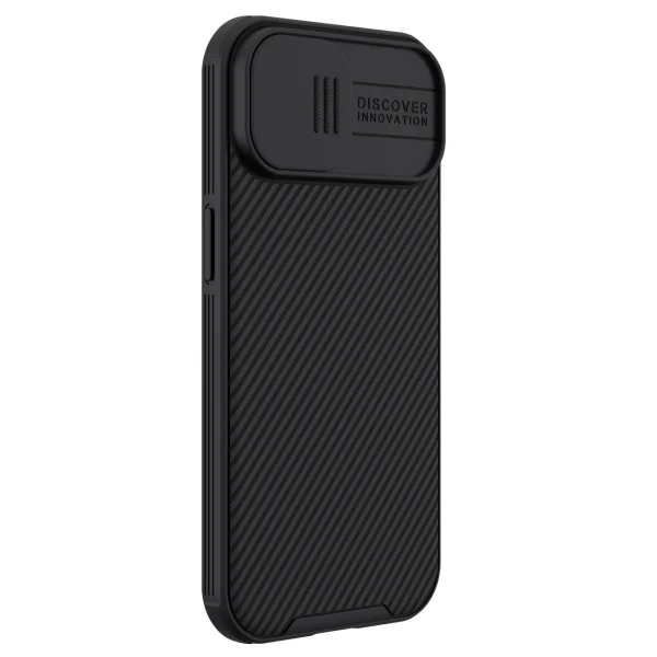 Nillkin CamShield Pro Magnetic Case for iPhone 15 with Camera Protector - Black