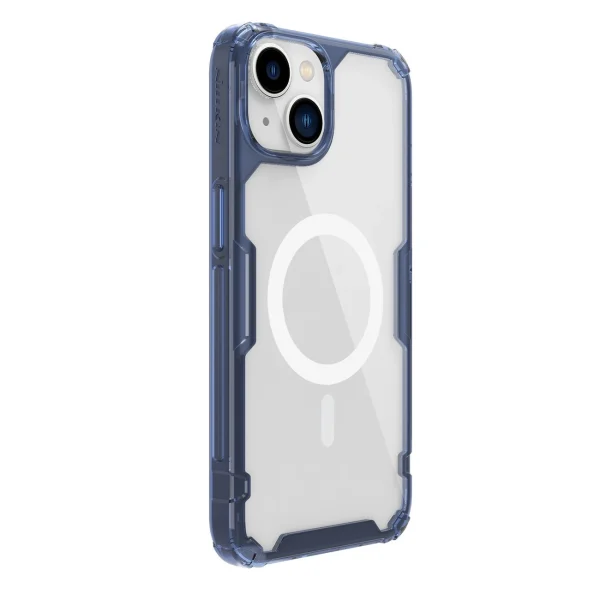 Nillkin Nature Pro armored case with MagSafe for iPhone 15 - blue