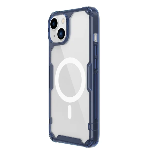 Nillkin Nature Pro armored case with MagSafe for iPhone 15 - blue