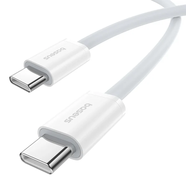 Baseus Superior Series ll USB-C - USB-C 30W 480Mb/s cable 1m - white