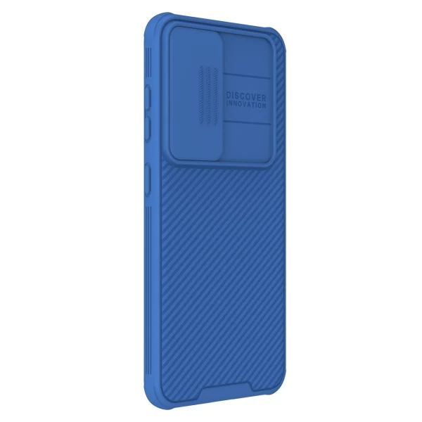 Nillkin CamShield Pro armored case with camera cover for Samsung Galaxy S24 - blue