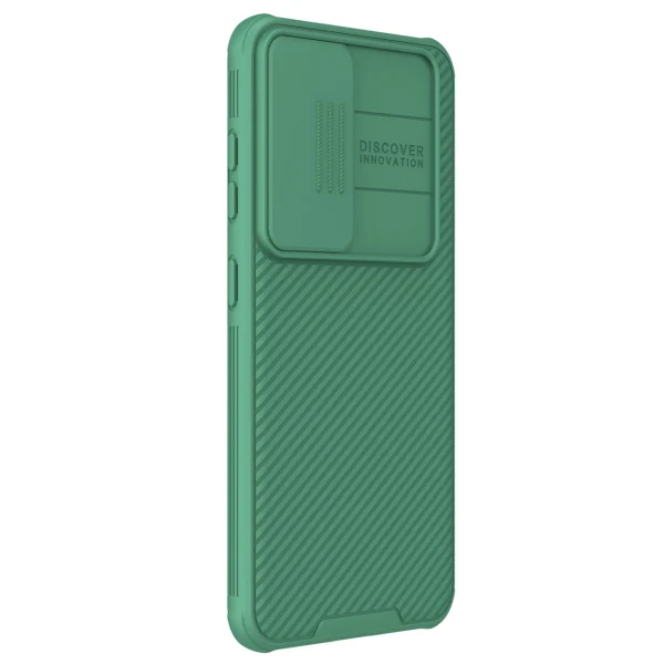 Nillkin CamShield Pro armored case with camera cover for Samsung Galaxy S24 - green