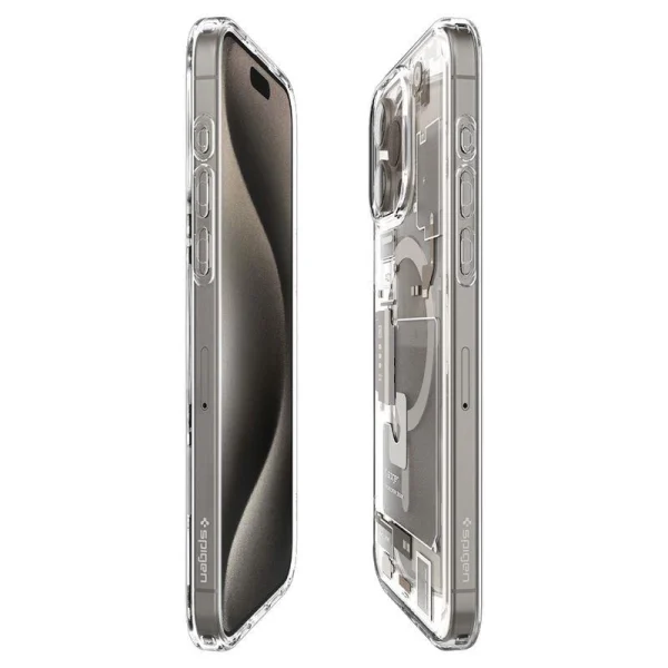 Spigen Ultra Hybrid Mag case with MagSafe for iPhone 15 Pro Max - natural titanium