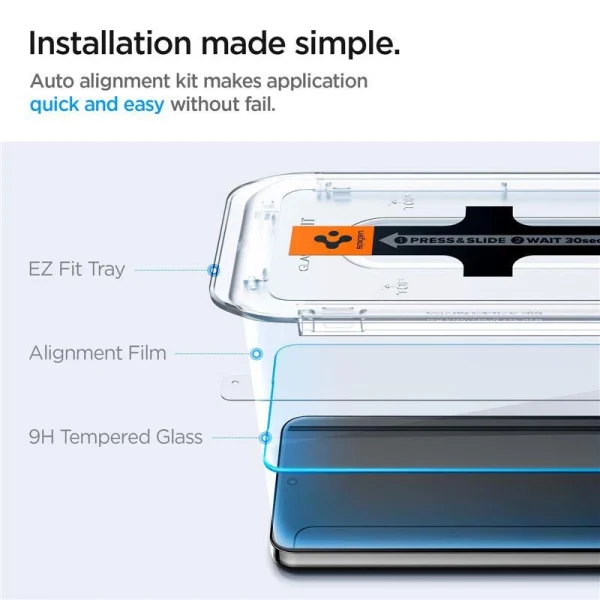 Spigen Glas.tR EZ Fit tempered glass for Samsung Galaxy S24+ - 2 pcs.