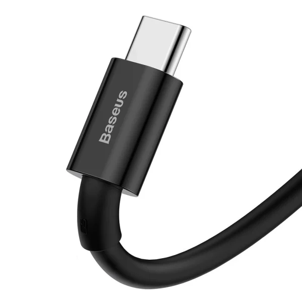 Baseus Superior USB Cable - USB Type C 66 W (11 V / 6 A) Huawei SuperCharge SCP 2 m black (CATYS-A01)