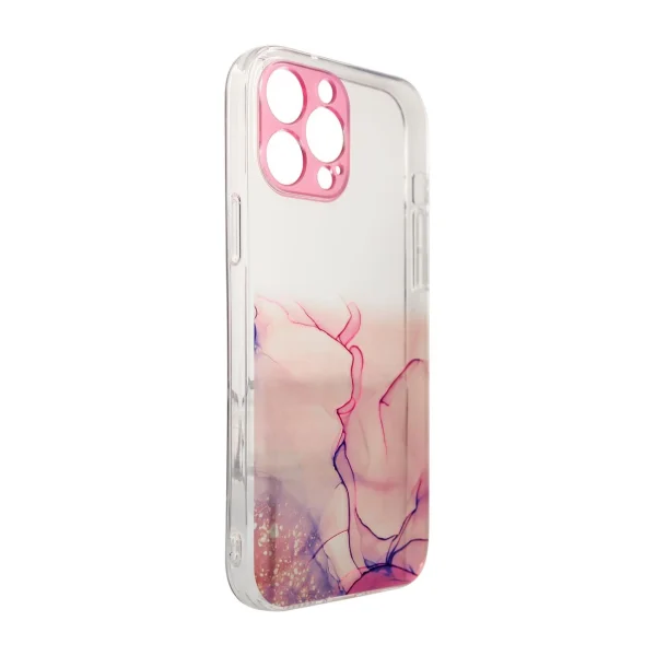 Marble Case for iPhone 12 Pro Max Gel Cover Marble Pink